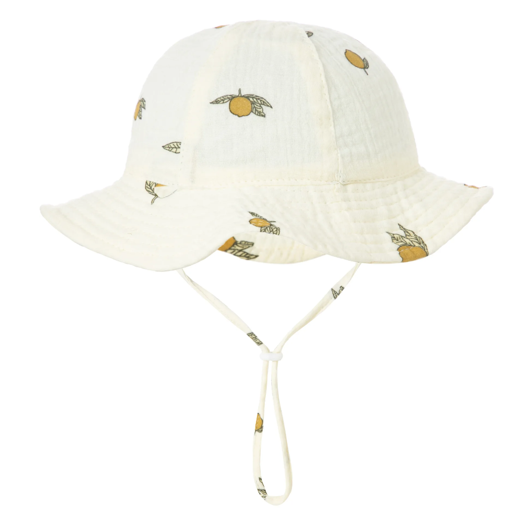 Baby Bear Muslin Bucket Hat