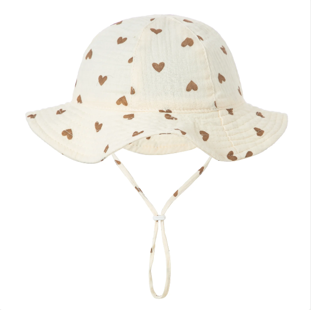 Baby Bear Muslin Bucket Hat