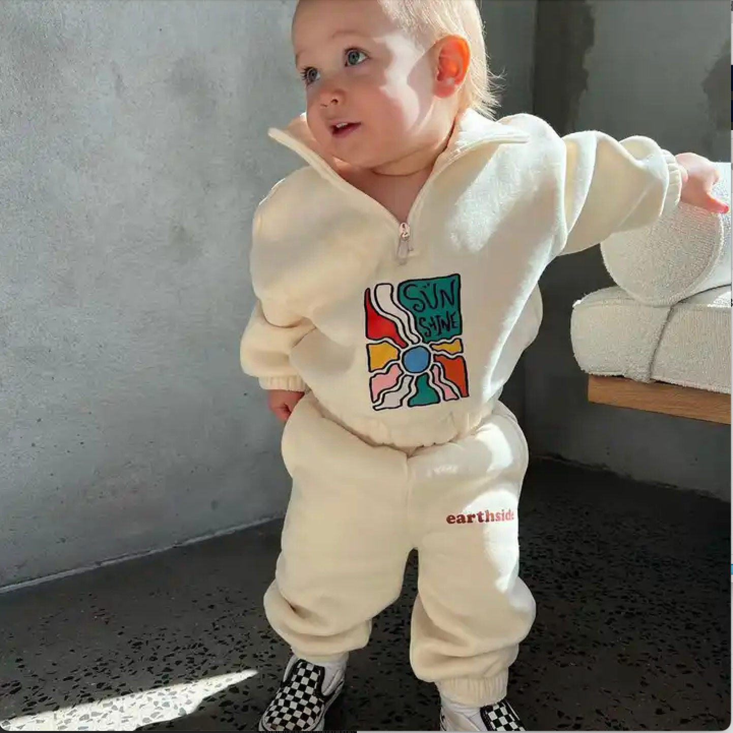 Sunshine Korean Baby Sweatsuit Set