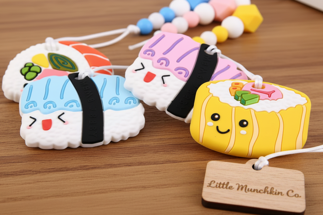 Textured Sushi Baby Teether Sushi