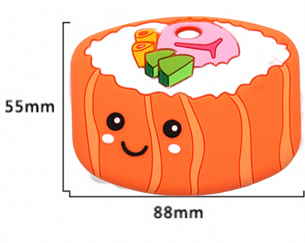 Textured Sushi Baby Teether Sushi
