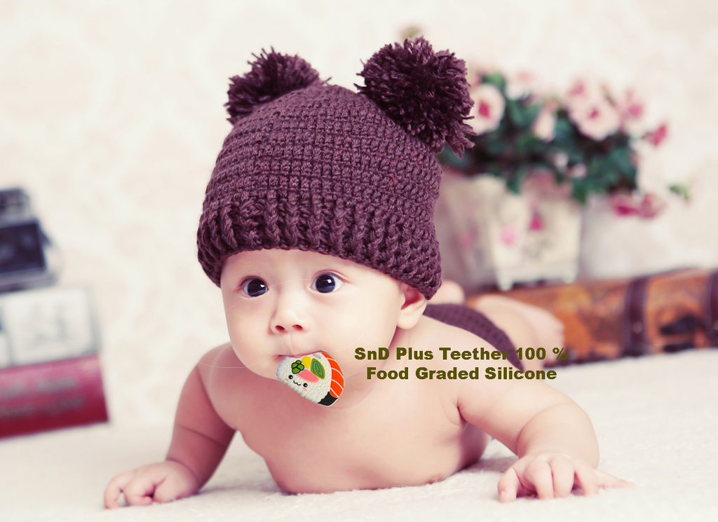 Textured Sushi Baby Teether Sushi